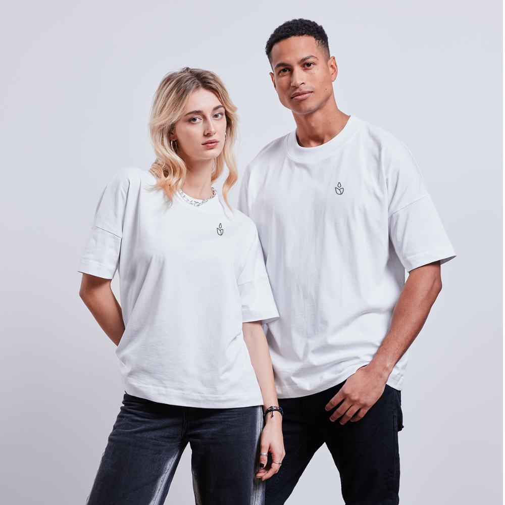 Oversize Bio-T-Shirt Unisex - Weiß