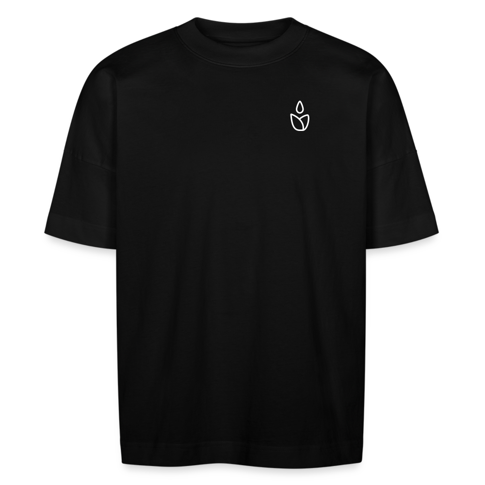 Oversize Bio-T-Shirt Unisex - Schwarz