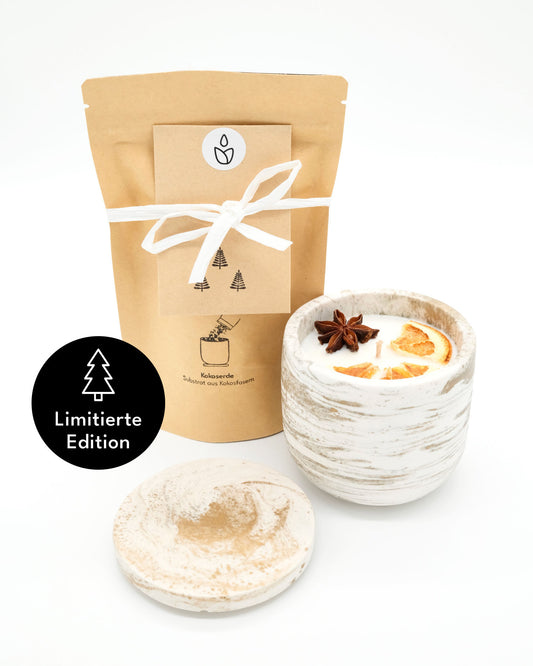 lumabloom Limitierte Winter Edition - CandlePlant Set Warmer Winterpunsch // Weihnachtsplätzchen candleplant candleplant set duftkerze fichte gold kerze lumabloom weihnachten winteredition